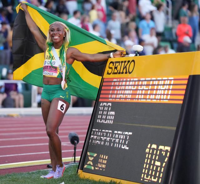 乐鱼体育官网-牙买加女飞人再揽百米领奖台 连串数据展现统治力